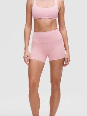 lululemon athletica Light Pink High-Rise Bike Shorts